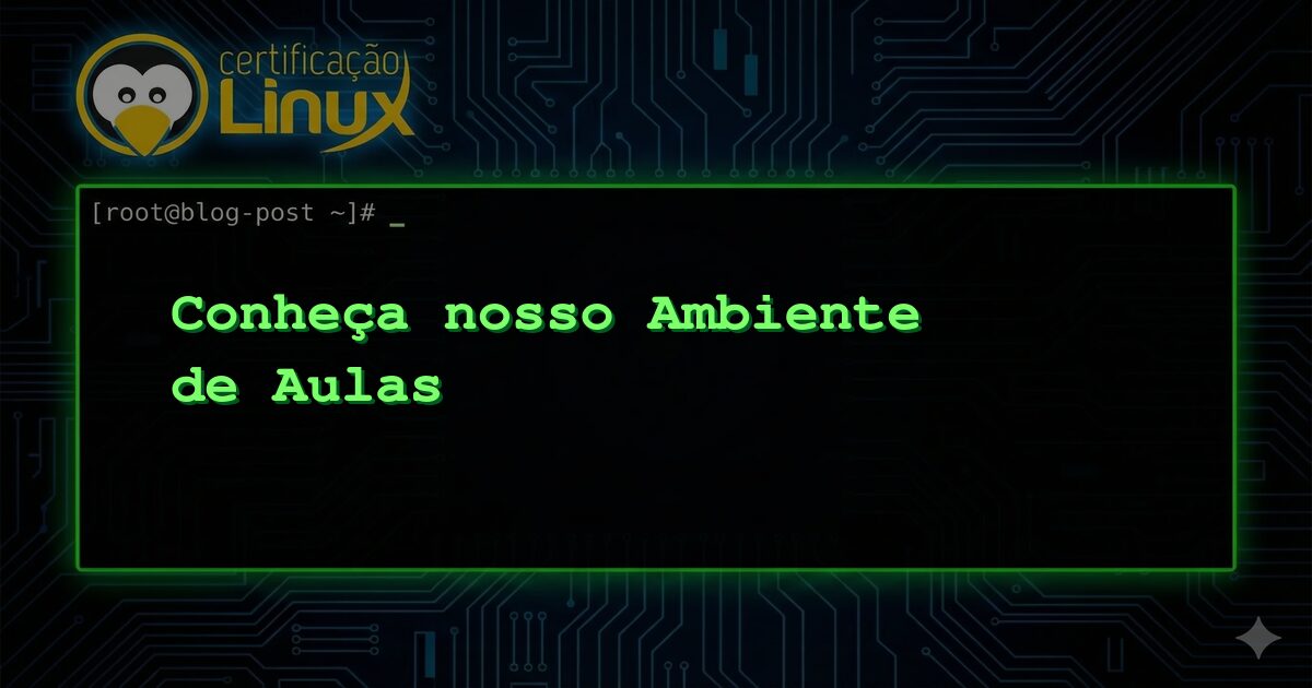 Conheça nosso Ambiente de Aulas