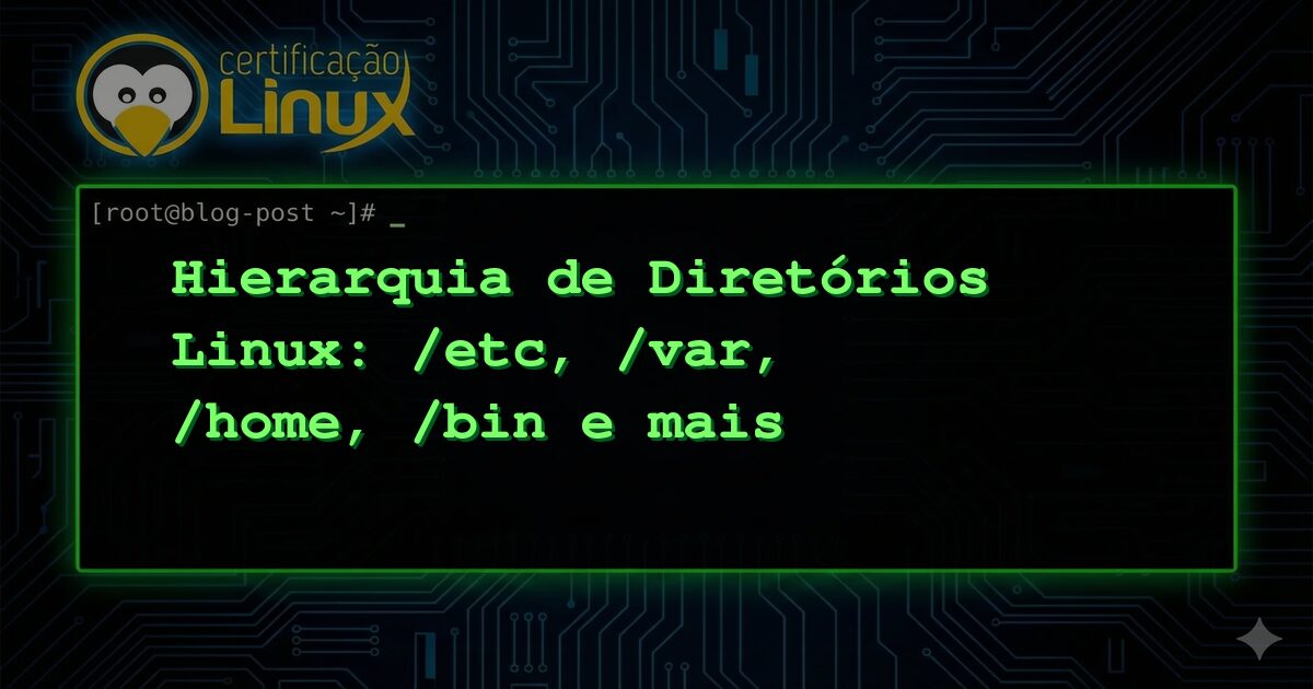Hierarquia de Diretórios Linux: /etc, /var, /home, /bin e mais