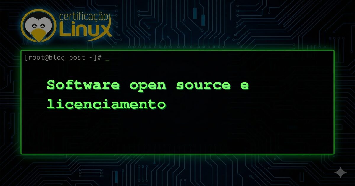 Software open source e licenciamento