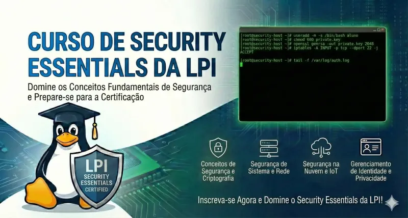 Simulados e questões padrão LPI na plataforma