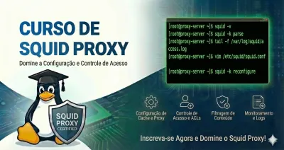 Squid Proxy — Controle de Acesso e Cache Corporativo