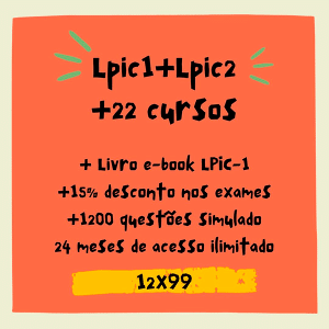 LPIC-1+LPIC-2 por apenas 12x99
